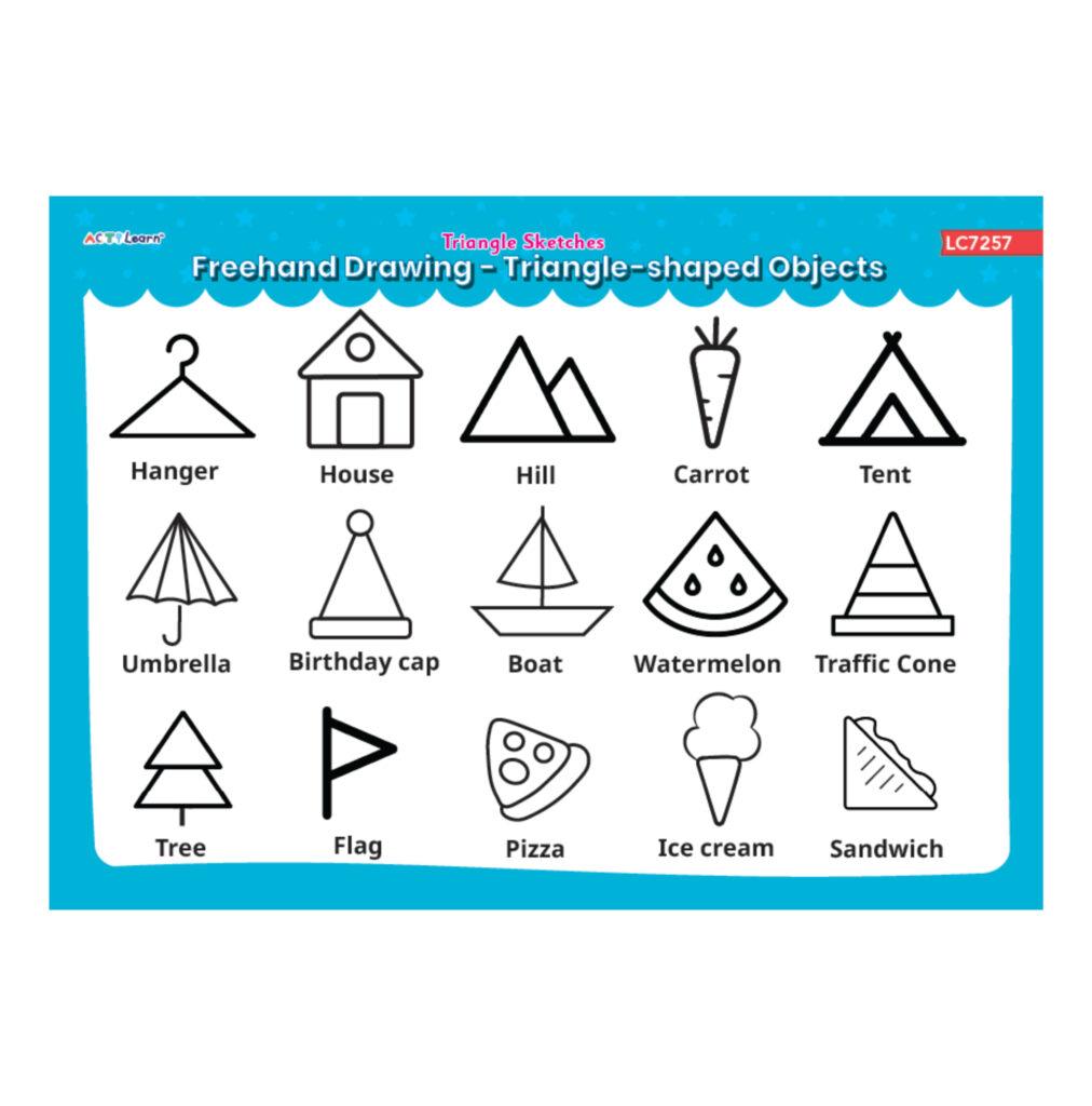 Freehand drawing - circle, square, triangle, rectangle shaped objects 3 Untitled 2