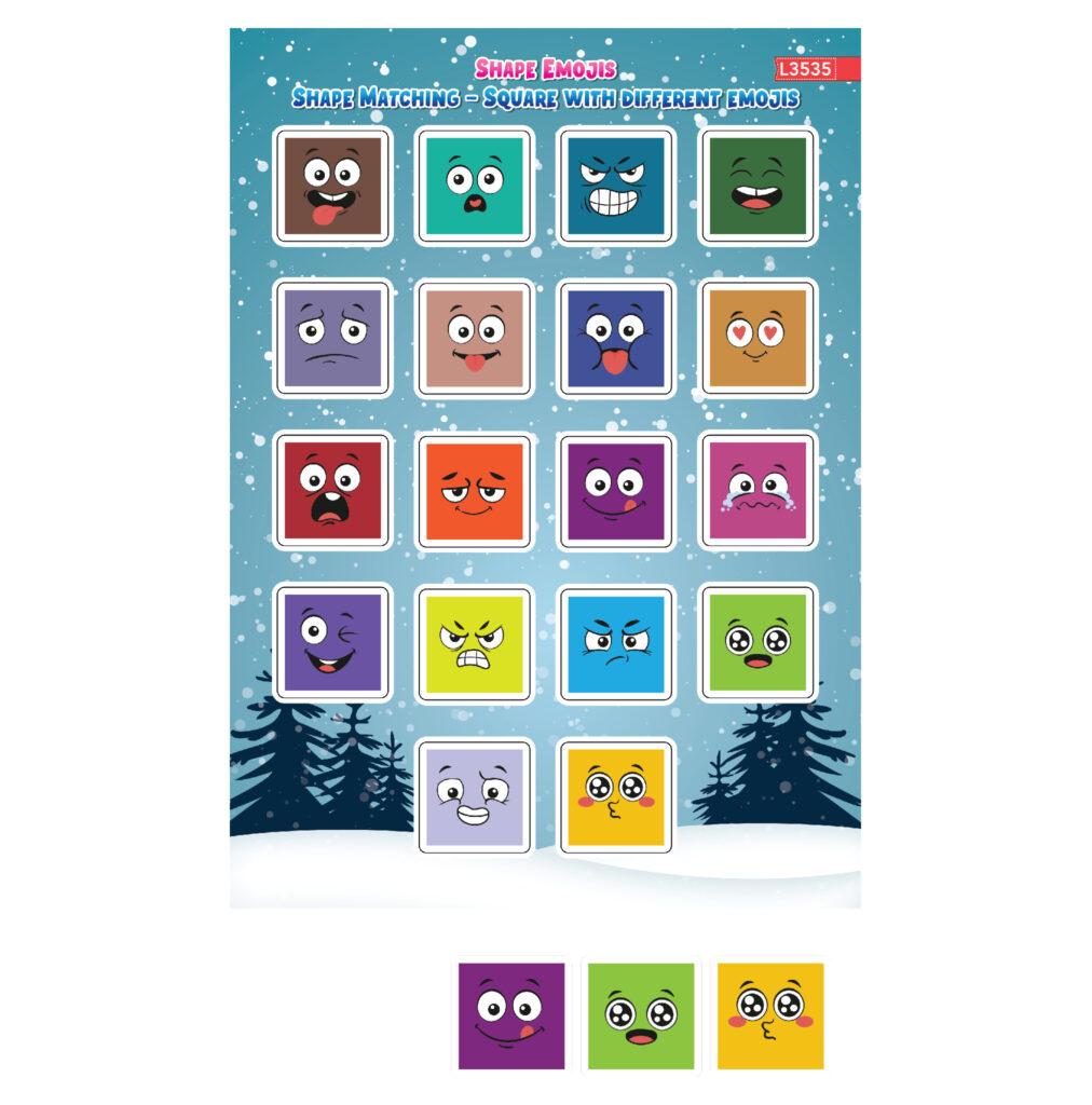 Shapes Level 1 Educational Activity Kit | Circle, Triangle, Square | Shapes Scenery | Two Piece Puzzle 3 Website 1 28 Shapes 16